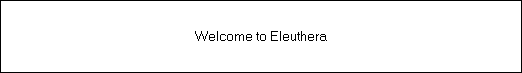 Welcome to Eleuthera