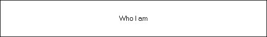 Who I am